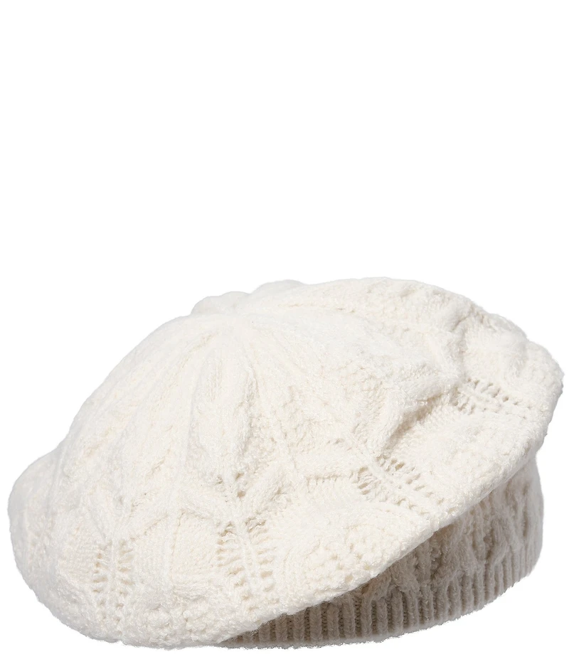 Lauren Ralph Lauren Pointelle Beret Hat
