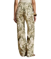 Lauren Ralph Lauren Print Wide Leg Full Length Pants