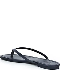 Lauren Ralph Lauren Raquel Leather Thong Flip Flops