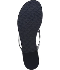 Lauren Ralph Lauren Raquel Leather Thong Flip Flops