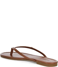 Lauren Ralph Lauren Raquel Leather Thong Flip Flops