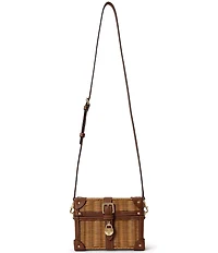 Lauren Ralph Lauren Rattan Small Tanner Luggage Crossbody Bag