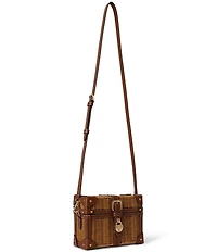 Lauren Ralph Lauren Rattan Small Tanner Luggage Crossbody Bag