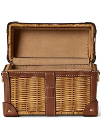 Lauren Ralph Lauren Rattan Small Tanner Luggage Crossbody Bag