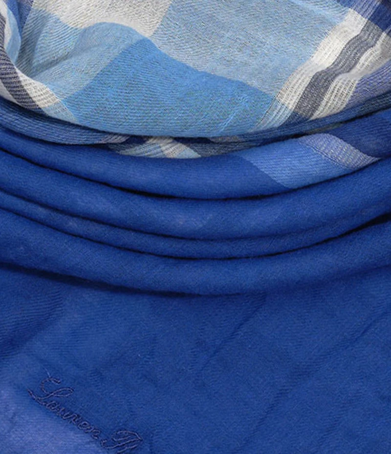 Lauren Ralph Lauren Resort Plaid Square Scarf