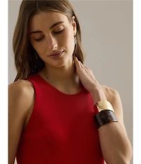 Lauren Ralph Lauren Ribbed Knit Crew Neck Sleeveless Tee