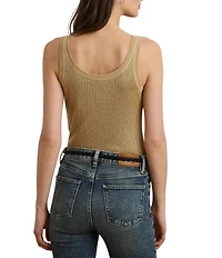 Lauren Ralph Lauren Ribbed Knit Scoop Neck Coordinating Tank Top