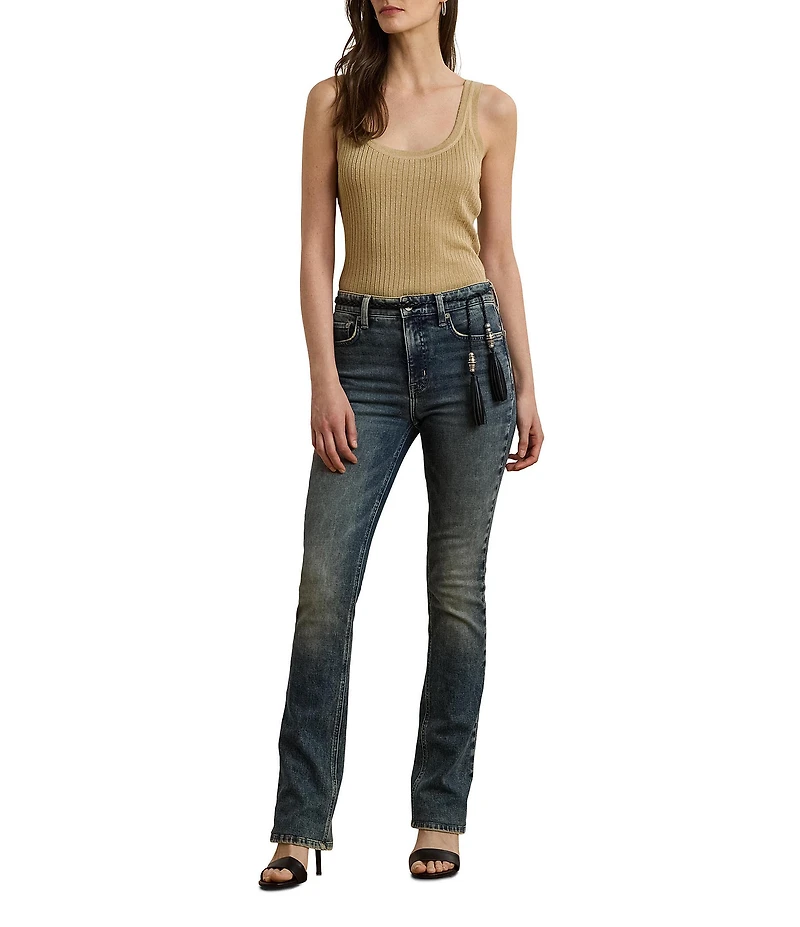 Lauren Ralph Lauren Ribbed Knit Scoop Neck Coordinating Tank Top