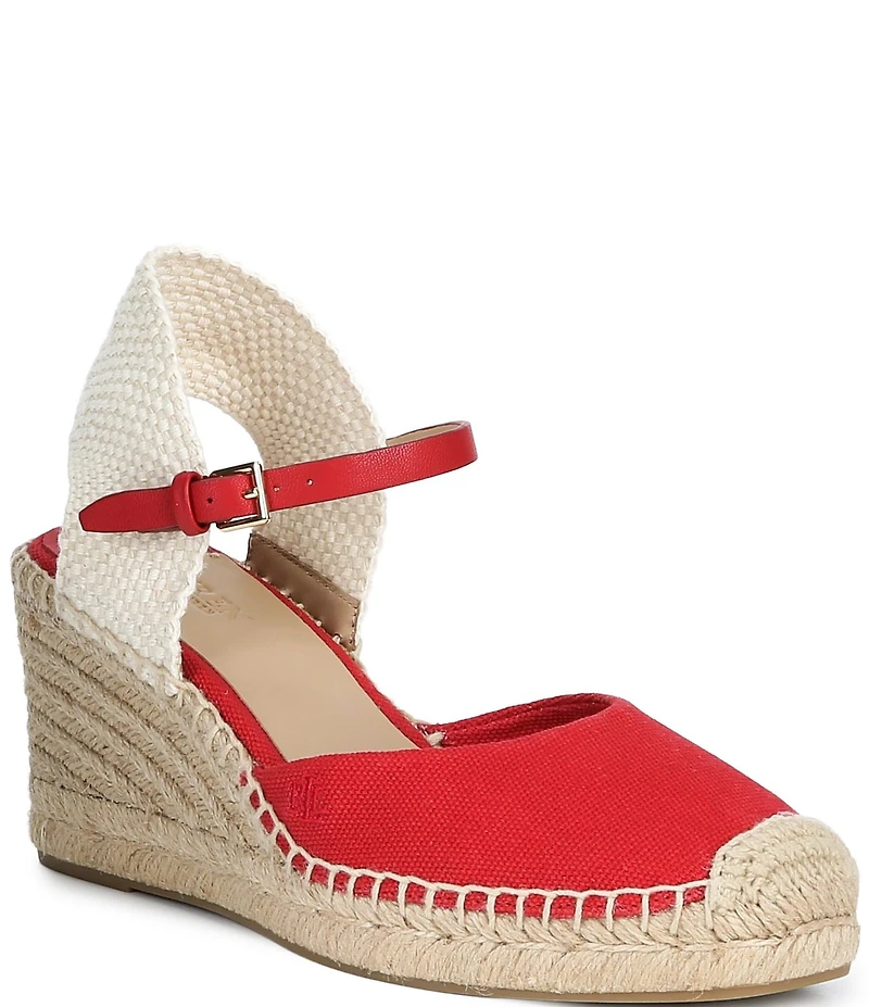 Lauren Ralph Lauren Robby Canvas Wedge Espadrilles