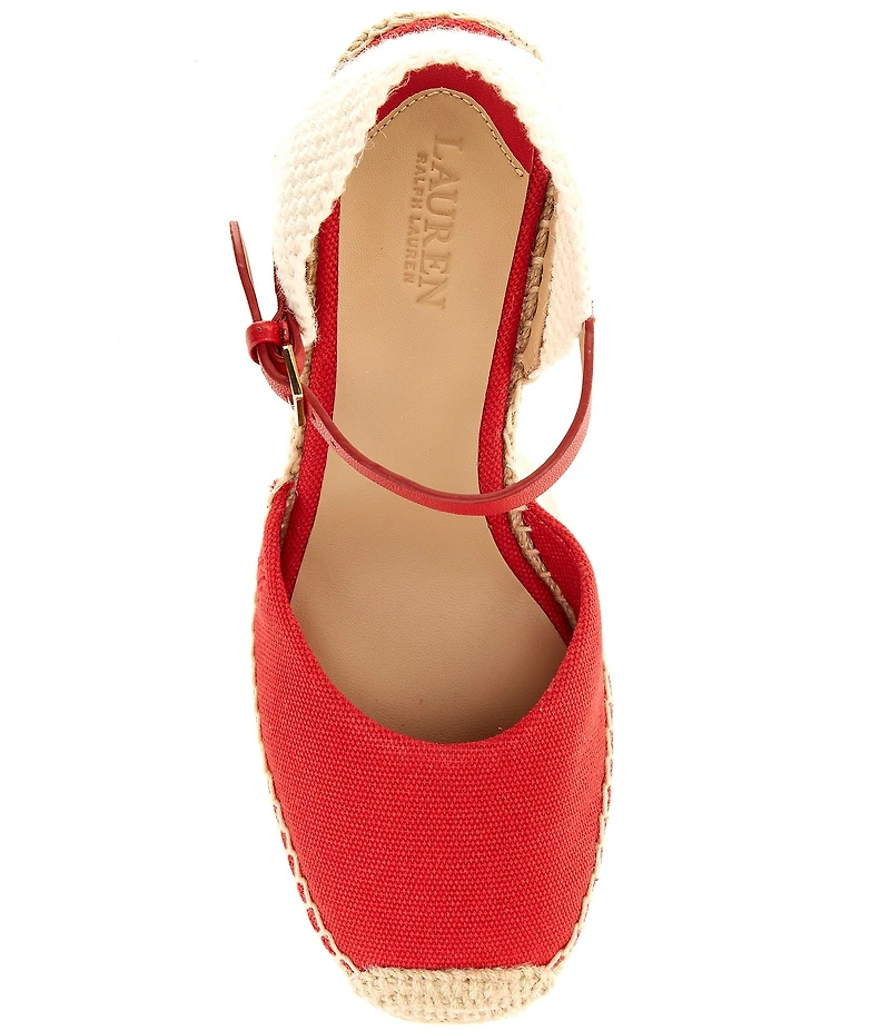 Lauren Ralph Lauren Robby Canvas Wedge Espadrilles