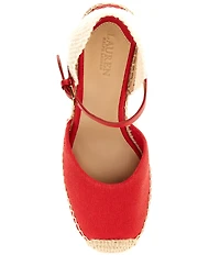 Lauren Ralph Lauren Robby Canvas Wedge Espadrilles