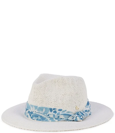 Lauren Ralph Lauren Rustic Fedora Hat With Fabric band