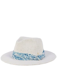 Lauren Ralph Lauren Rustic Fedora Hat With Fabric band