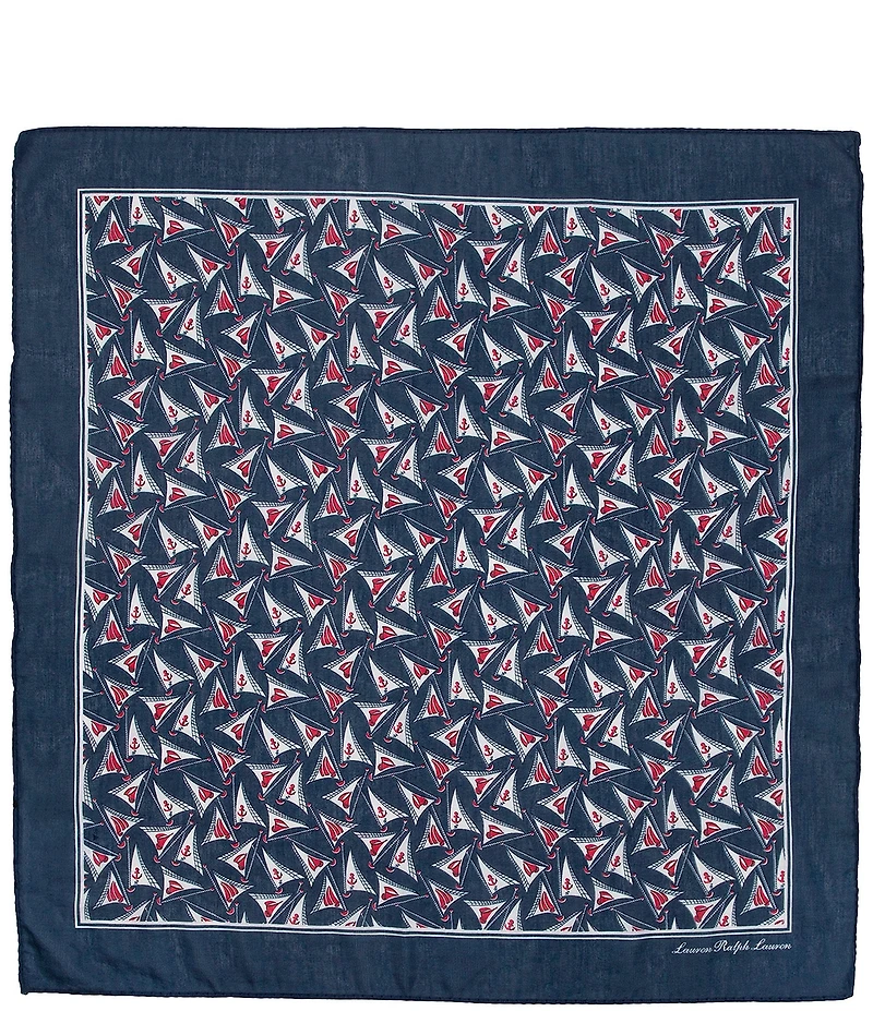 Lauren Ralph Lauren Sails Small Square Scarf