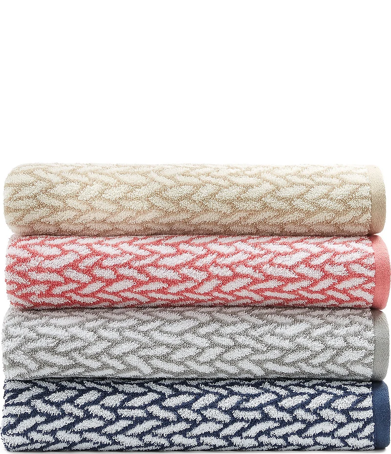 Lauren Ralph Lauren Sanders Basketweave Antimicrobial Bath Towels