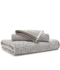 Lauren Ralph Lauren Sanders Herringbone Antimicrobial Bath Towels