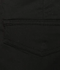 Lauren Ralph Lauren Sateen Flap Pocket High Rise Straight Leg Cargo Pants