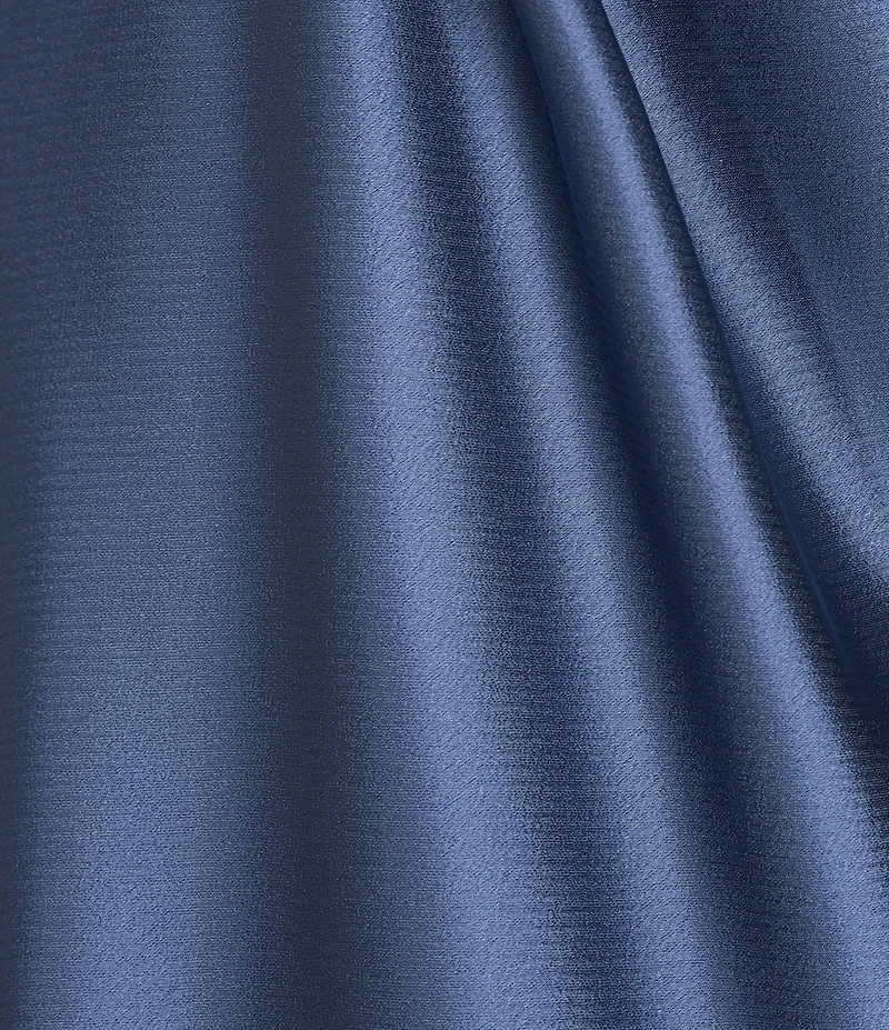 Lauren Ralph Lauren Satin Charmeuse One-Shoulder A-Line Gown