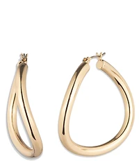 Lauren Ralph Lauren Sculptural Hoop Earrings