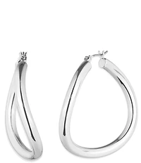 Lauren Ralph Lauren Sculptural Hoop Earrings