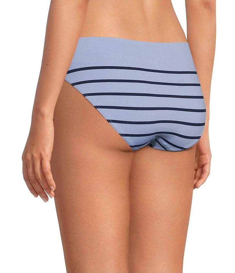 Lauren Ralph Lauren Seamless Striped Jersey Bikini Panty
