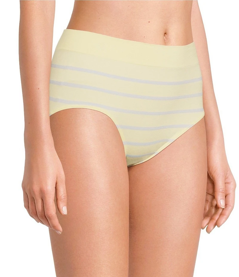 Lauren Ralph Lauren Seamless Striped Jersey Knit Brief Panty