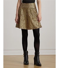 Lauren Ralph Lauren Sequin A-Line Mini Skirt