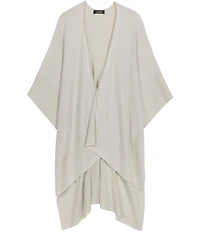 Lauren Ralph Lauren Shine Border Tissue Weight Ruana