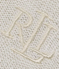 Lauren Ralph Lauren Shine Border Tissue Weight Ruana