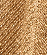 Lauren Ralph Lauren Shine Border Tissue Weight Ruana