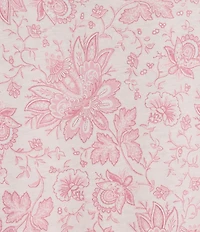 Lauren Ralph Lauren Short Sleeve Scoop Neck Floral Jersey Knit Long Pajama Set