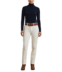 Lauren Ralph Lauren Silk Blend Turtleneck Sweater