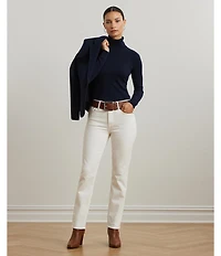 Lauren Ralph Lauren Silk Blend Turtleneck Sweater