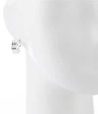 Lauren Ralph Lauren Silver Hoop Clip-On Earrings