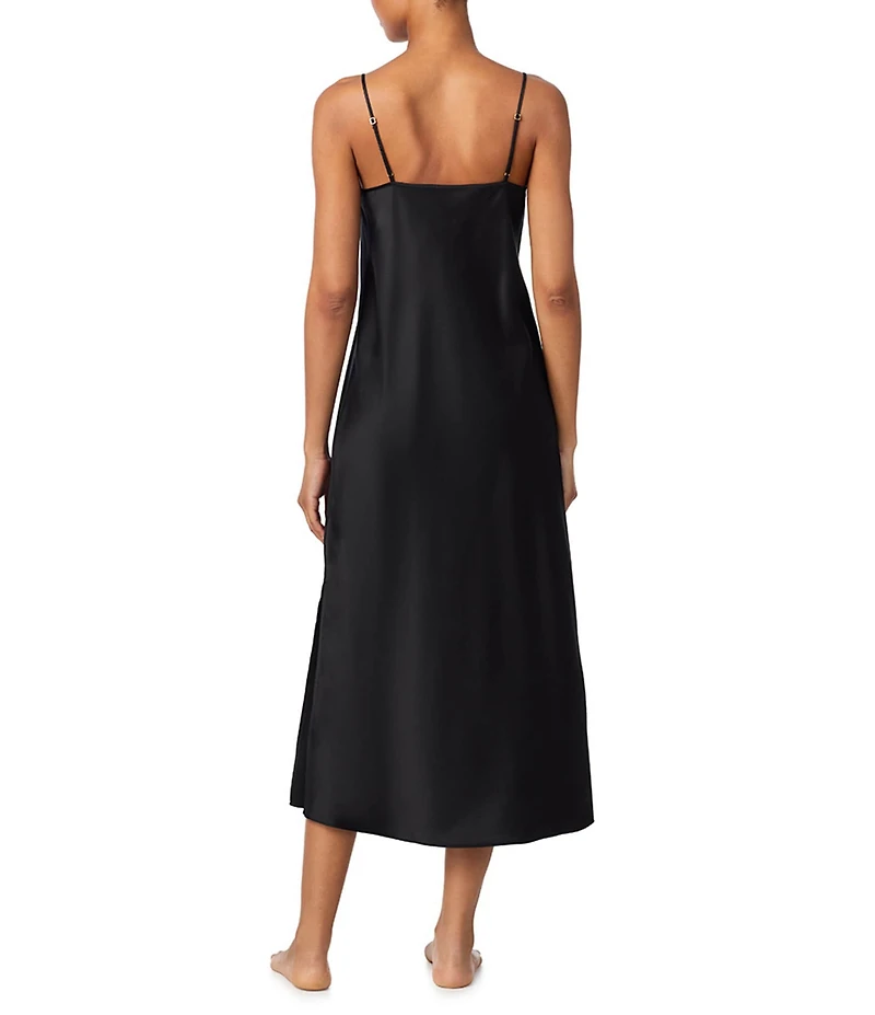 Lauren Ralph Lauren Sleeveless V-Neck Satin Ballet Nightgown