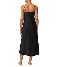 Lauren Ralph Lauren Sleeveless V-Neck Satin Ballet Nightgown
