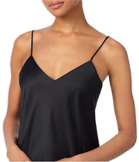 Lauren Ralph Lauren Sleeveless V-Neck Satin Ballet Nightgown