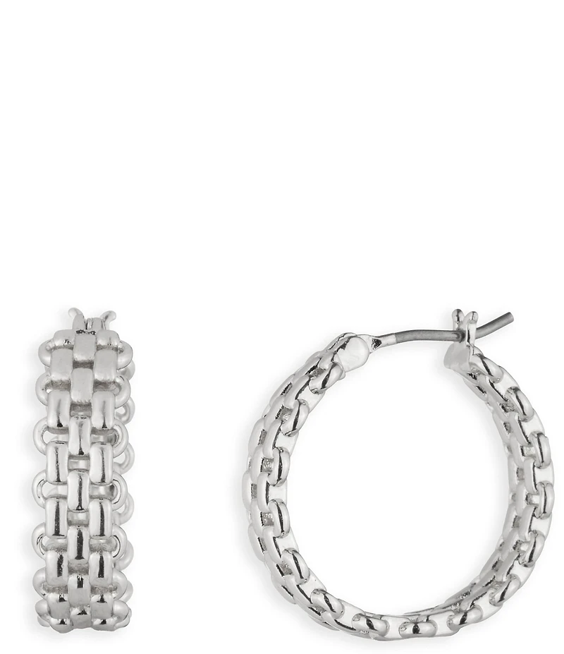 Lauren Ralph Lauren Small Chain Hoop Earrings