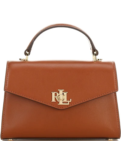 Lauren Ralph Lauren Farrah Small Leather Satchel Bag