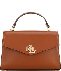Lauren Ralph Lauren Farrah Small Leather Satchel Bag
