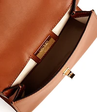 Lauren Ralph Lauren Farrah Small Leather Satchel Bag