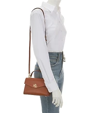 Lauren Ralph Lauren Farrah Small Leather Satchel Bag