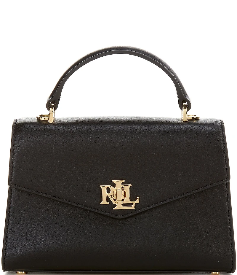 Lauren Ralph Lauren Farrah Small Leather Satchel Bag