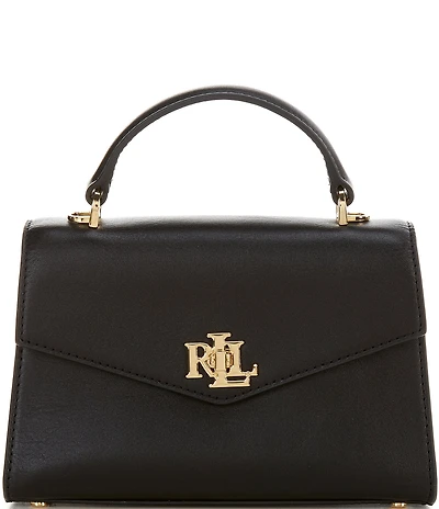 Lauren Ralph Lauren Farrah Small Leather Satchel Bag