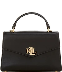 Lauren Ralph Lauren Farrah Small Leather Satchel Bag