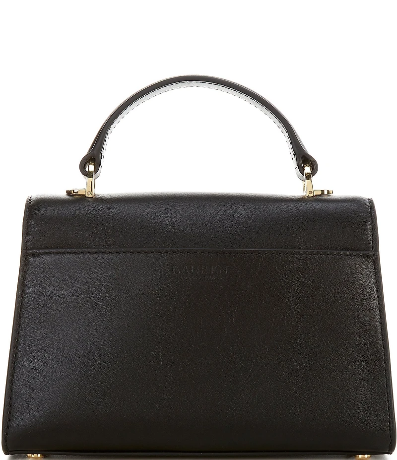 Lauren Ralph Lauren Farrah Small Leather Satchel Bag
