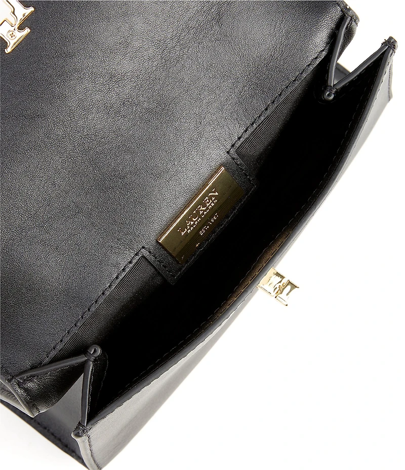 Lauren Ralph Lauren Farrah Small Leather Satchel Bag