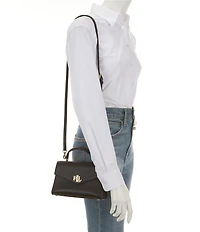 Lauren Ralph Lauren Farrah Small Leather Satchel Bag