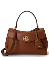Lauren Ralph Lauren Small Farrah Solid Soft Satchel Bag
