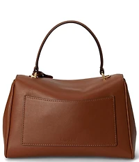 Lauren Ralph Lauren Small Farrah Solid Soft Satchel Bag